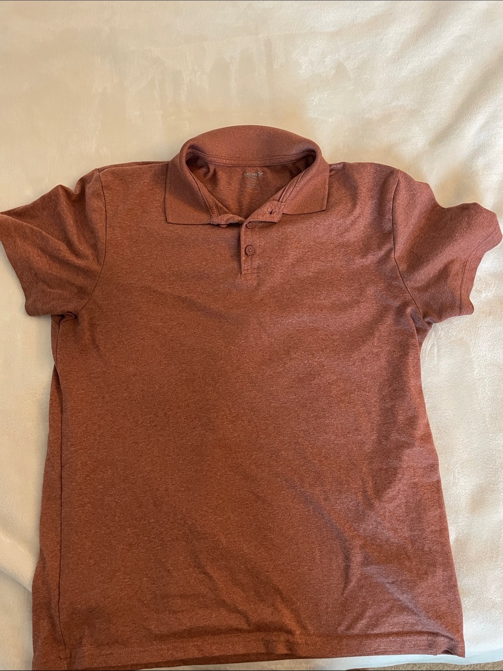 Old Navy Men's Brick Red Polo Shirt